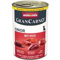 animonda GranCarno Original Nassfutter Hund Junior, Pute 12x400 g von Animonda