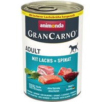 animonda GranCarno Original Nassfutter Hund Adult, Lachs und Spinat 12x400 g animonda GranCarno Original Nassfutter Hund Adult, Lachs und Spinat 12x400 g von Animonda