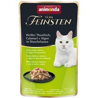 animonda Vom Feinsten 18x50g mit weißem Thunfisch, Calamari & Algen, in Muschelsauce von Animonda