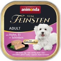 animonda Vom Feinsten Adult 22x150g Huhn, Ei & Schinken mit Schlemmerkern von Animonda