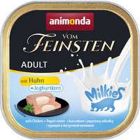 animonda Vom Feinsten Adult mit Milchkern 32x100g mit Huhn & Joghurtkern  von Animonda