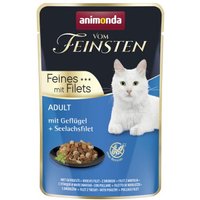 animonda Vom Feinsten Katze Feines mit Filets Adult Geflügel mit Lachs 18x85 g animonda Vom Feinsten Katze Feines mit Filets Adult Geflügel mit Lachs 18x85 g von Animonda