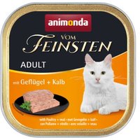 animonda Vom Feinsten Nassfutter Katze, Adult, Geflügel und Kalb 32x100 g animonda Vom Feinsten Nassfutter Katze, Adult, Geflügel und Kalb 32x100 g von Animonda