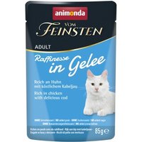 animonda Vom Feinsten Nassfutter Katze, Adult, Raffinesse, in Gelee, Huhn mit Kabeljau 24x85 g animonda Vom Feinsten Nassfutter Katze, Adult, Raffinesse, in Gelee, Huhn mit Kabeljau 24x85 g von Animonda