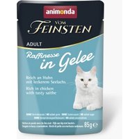 animonda Vom Feinsten Nassfutter Katze, Adult, Raffinesse, in Gelee, Huhn mit Seelachs 24x85 g animonda Vom Feinsten Nassfutter Katze, Adult, Raffinesse, in Gelee, Huhn mit Seelachs 24x85 g von Animonda