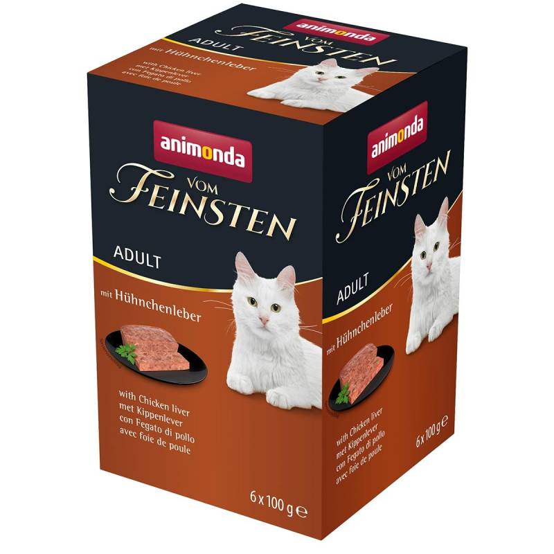 animonda vom Feinsten Adult Hühnchenleber 6x100g von animonda vom Feinsten