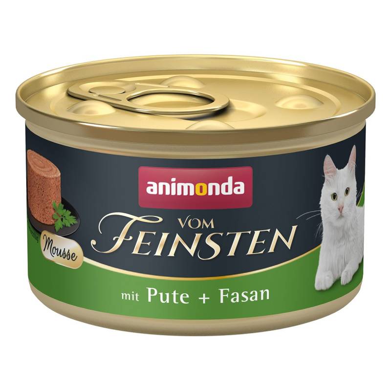 animonda vom Feinsten Mousse mit Pute + Fasan 24x85g von animonda vom Feinsten