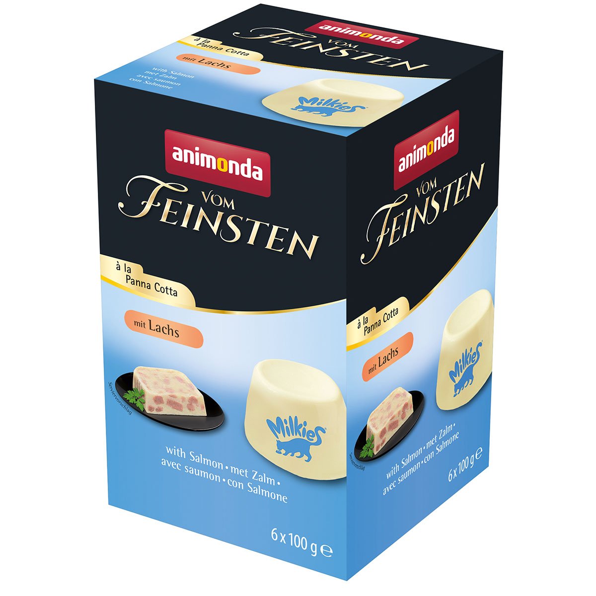 animonda vom Feinsten à la Panna Cotta mit Lachs 32x100g von animonda vom Feinsten