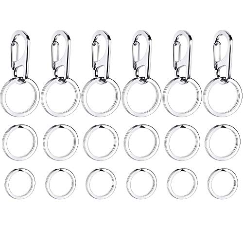 Anjing 6 Sets Dog Tag Clips Pet ID Tag Clip mit haltbaren Ringen für Katzen Hunde Halsbänder Geschirre von Anjing