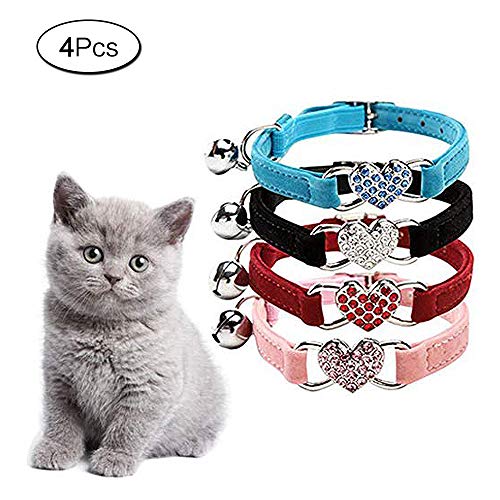 Anjing Katzenhalsband mit Glöckchen und Gummiband von Anjing