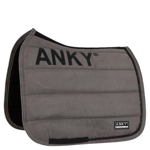 Anky Schabracke Suede Dressur Grau - Dressur Full/WB von Anky