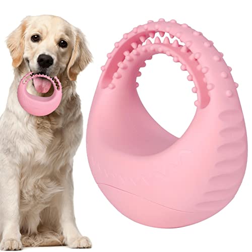 Anloximt Beißspielzeug für Welpen | Becherförmiges Beißspielzeug für Hunde zum Reinigen der Zähne | Zahnungsspielzeug für kleine Welpen zur Reinigung und Linderung von Juckreiz von Anloximt