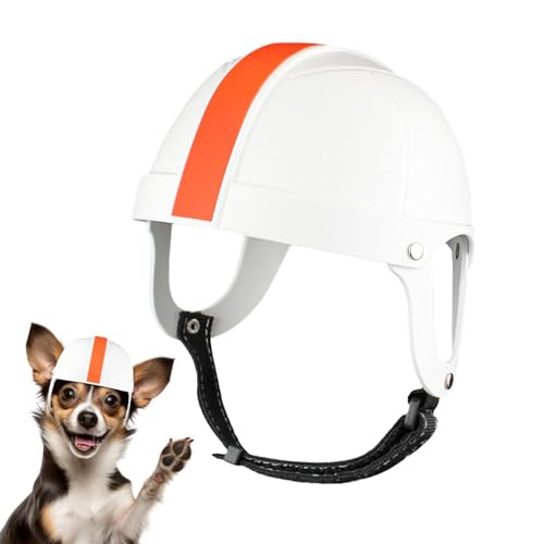 Anloximt Hundeschutzhelm | Doggy Hat Motorrad Reiten Fahrrad Hard Safety Hat,Verstellbare Fahrrad-Sicherheitsmütze für Haustiere, Outdoor-Schutz zum Gehen und Reiten von Anloximt