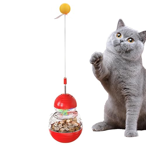 Anloximt Katzen-Leckerli-Ball,Katzenfutterball-Leckerei-Puzzle | Kleine Katzenfutterbällchen, Katzenfutterbällchenspender, Katzenfutterspielzeug, Slow Feeder für Hauskatzen von Anloximt
