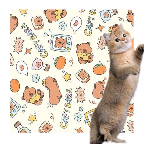 Anloximt Katzenverpackung zum Schneiden von Nägeln, Katzen -Swaddle -Wrap für Nageltrimmen, Capybara Cat Wrap Swaddle Bag, Multifunktionale Nageltrimmungsrückhalte, selbstklebende Anti-Kratzer für die von Anloximt