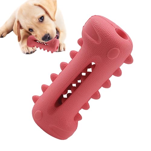 Anloximt Leckerli-Spender für Hunde, Spielzeug für die Zahnreinigung bei Hunden - Interaktives Leckerli-Spielzeug für Hunde | Bissfestes Haustier-Puzzlespielzeug für kleine bis mittelgroße Hunde und von Anloximt