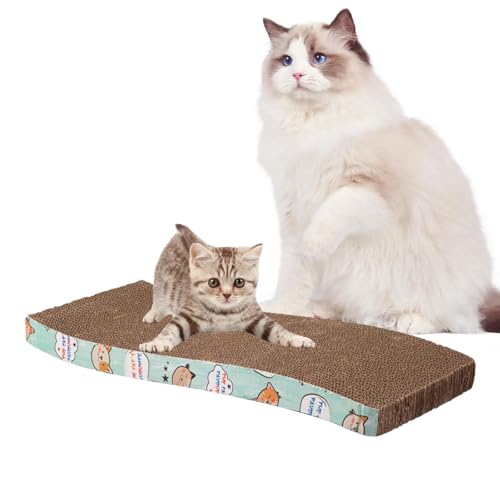 Katzenkratzbrett - Doppelseitige Kratzmatte für Katzen - Mehrzweck-Katzenboden-Kratzunterlage, Katzenschaber für Katzen und Kätzchen, schützt Couch-Teppiche, Möbel, Sofas Anloximt von Anloximt