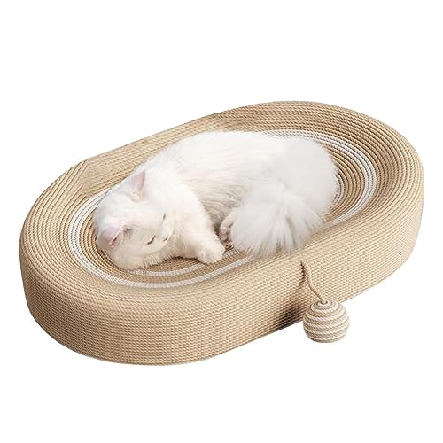 Katzenkratzmatte | Verschleißfestes Kratz-Loungebett für Kätzchen | Verschleißfestes Kratzbett für große, kleine und mittelgroße Katzen und Hunde Anloximt von Anloximt