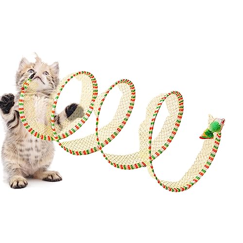 Katzenspielzeug für den Innenbereich | Katzentunnel, röhrenförmiges Katzenspielzeug,Faltbares Haustier-Abenteuer-Tunnel-Spielzeug für Katzen, Hunde und kleine Haustiere, wiederverwendbares Anloximt von Anloximt