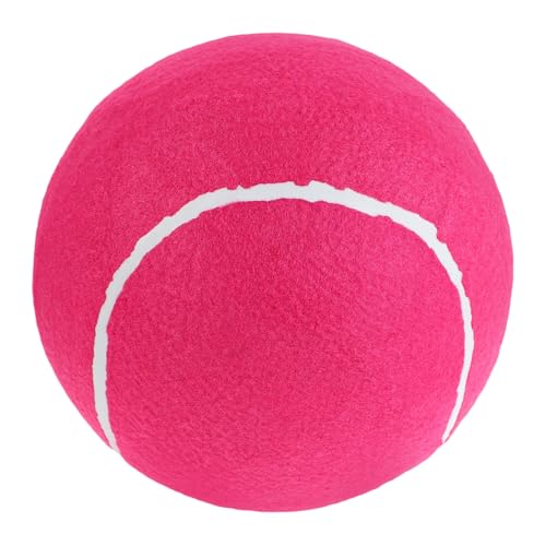 Anneome Aufblasbarer Tennisball Aufblasbarer Riesiger Tennisball Quietschende Tennisbälle Spielzeugbälle Für Haustiere Hundebälle Für Große Hunde Riesiger Hundetennisball Flanell Rosy von Anneome