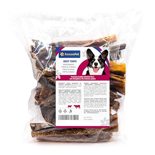 AnnonPet® Trockene Rindertruppe Hundesnack Natürlicher proteinreicher Hundesnack Vorteile für den Kaudarm für Hunde 100 Gramm von AnnonPet