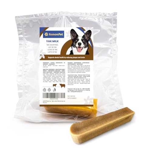 AnnonPet® Yakmilch aus dem Himalaya für Hunde - Natürlicher und langlebiger Snack - 100% natürlich, geruchlos und reich an Proteinen - stärkt die Mundhygiene - Kauen für Hunde. von Annonpet