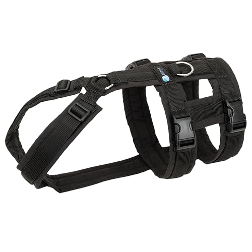 ANNYX Brustgeschirr Safety Fun - Hundegeschirr - Modern-Praktisch - Schwarz - Nylon von ANNYX