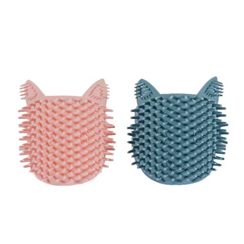 Anoudon 2pcs Katze Kratzbrett Massagegerät Katze Spielzeug Haarwäscher Kamm Haustier Produkte von Anoudon