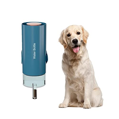 Anoudon 700ml Hundekennel Wasserspender Hundekiste Wasserflasche, die Keine Tropfwasserflasche mit automatischem Füttern von Wasser für Hundekatze aufhängt von Anoudon