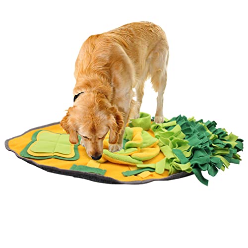 Anoudon Hund Schnüffelmatte Welpe Gehirn Training Schnüffelpad Futter Puzzle Spielzeug Stress Relief 70x40cm Tierschnüffelkissen Polarfleecespeicher Schnüffelkissen Langsame Nahrung von Anoudon