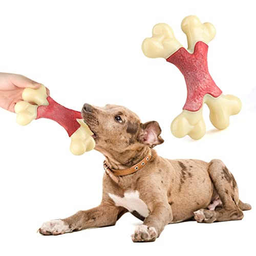 Anoudon Hundespielzeug, Aggressives Kauspielzeug für große Hunde, Hundeknochen Nylon Durable Hundespielzeug für Extreme Kauspielzeug Unverwüstlich von Anoudon