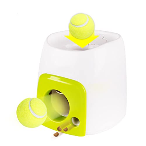 AnsonBoy Pet -Hund -Tennis -Belohnungsmaschine Spielzeug Für Haustier -Launcher -Spielzeug -IQ -Training Für Hundespielzeug,Grün von AnsonBoy