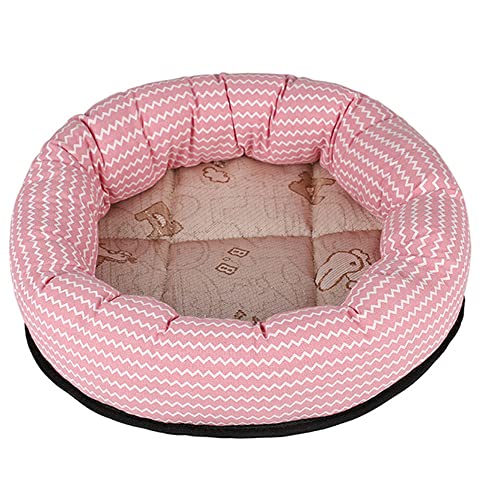 AnsonBoy Sommer Haustier Hund Bett Kühlung Haustier EIS Seide Bett Für Katzen Hunde wasserdichte Haustier EIS-EIS-Sofa Waschbar,Rosa,L60cm von AnsonBoy