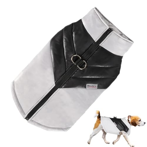 Anulely Hunde-Puffermantel – Haustierbekleidung, Winter-Hundemantel, kaltes Wetter, Hundepullover mit Reißverschluss, wasserdichte Weihnachts-Hundeweste mit 2 D-Ringen für kalte Tage Anulely Hunde-Puffermantel – Haustierbekleidung, Winter-Hundemantel, kaltes Wetter, Hundepullover mit Reißverschluss, wasserdichte Weihnachts-Hundeweste mit 2 D-Ringen für kalte Tage von Anulely