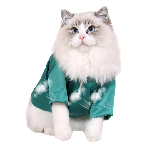 Anulely Katzenkleidung, Anzug, Smokinganzug, Katzenhemden | Stilvolles Katzen-Shirt, formelles Outfit für Kätzchen-Modebekleidung | Atmungsaktive Katzen-Modebekleidung, ausgefallene Kleidung, von Anulely