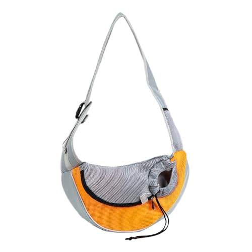 Anulely Sling-Hundetragetasche, Hundetasche-Tragetasche - Freihändiger Sling-Haustierbeutel,Brusthalter, Tragetasche, Verstellbarer Brusthalter zum Tragen Hunde und Katzen, bis zu 6 kg von Anulely