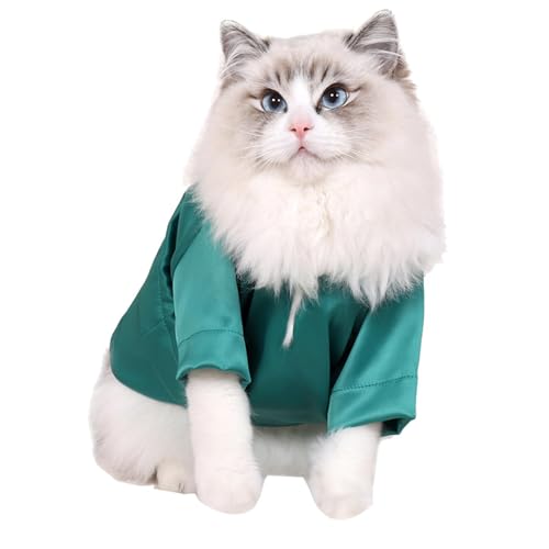 Anulely Smokinghemd für Katze, Smokinganzug für Katze - Cat Fashion Apparel Kitten Formelle Kleidung - Atmungsaktive Katzen-Modebekleidung, ausgefallene Kleidung, leichtes, formelles von Anulely