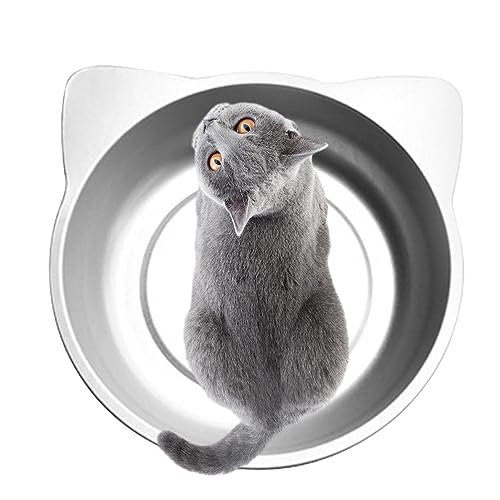 Anulely Sommer-Katzennest aus Aluminium, Kühlmatte für Haustiere, Kühl Nest Becken, komfortable Wärmeableitung, Katzenbett für den Außenbereich, Zuhause, Katzen, Haustier von Anulely