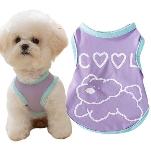 Anulely Sommerkleidung für Hunde, Sommerkleidung für Hunde, Kühlweste für Hunde, weiches Hemd für kleine Hunde, Hemd für kleine Hunde, Chihuahua-Kleidung für den Gebrauch Anulely Sommerkleidung für Hunde, Sommerkleidung für Hunde, Kühlweste für Hunde, weiches Hemd für kleine Hunde, Hemd für kleine Hunde, Chihuahua-Kleidung für den Gebrauch von Anulely