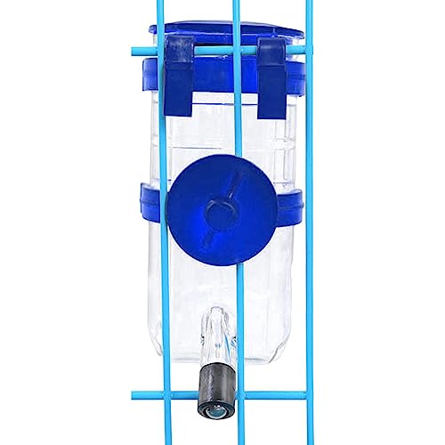 Anulely Vogelkäfig-Wasserspender - Papageien-Wasserspender, Wasser-Vogelfutterspender | Vogelkäfig-Futterspender, 350 ml große Trinkflasche für Hamster, Eichhörnchen, Papageien, Vögel von Anulely