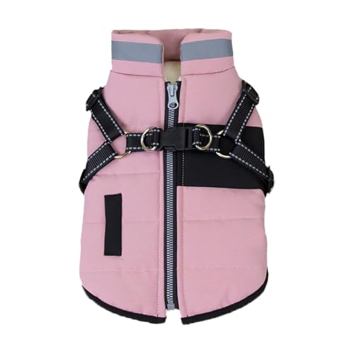 Anulely Winterkleidung für Hunde, wasserdicht, warm, Hundemantel, Haustierbedarf, Polar-Fleece, gemütlich, kaltes Wetter Anulely Winterkleidung für Hunde, wasserdicht, warm, Hundemantel, Haustierbedarf, Polar-Fleece, gemütlich, kaltes Wetter von Anulely