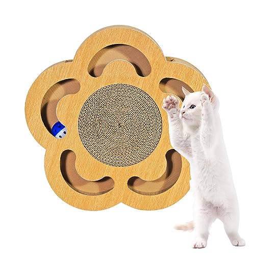 Katzenkratzbox, gewellte Spielbox für Indoor-Katzen – Spielbox aus Karton, mehrere Formen, Katzenspielzeug, zur Linderung von Langeweile, erhöht die Interaktion Anulely von Anulely