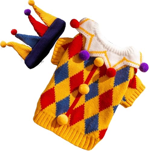 Pullover und Mütze für kleine Hunde – lustige Haustier-Outfits, warmer Wintermantel für kaltes Wetter, weicher Herbst, Hundekleidung, Mütze, Sweatshirt für Welpen, Katzen Pullover und Mütze für kleine Hunde – lustige Haustier-Outfits, warmer Wintermantel für kaltes Wetter, weicher Herbst, Hundekleidung, Mütze, Sweatshirt für Welpen, Katzen von Anulely