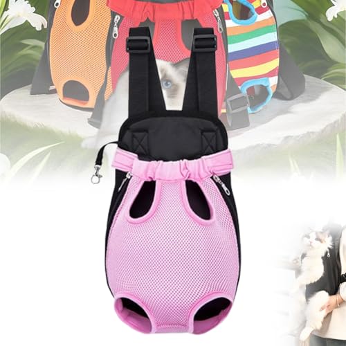 Furry Pawsy Carrier, Furry Pawsy Cat Carrier, Furry Pawsy Cat Backpack, for Dogs Cats (Pink,L) von Aoguni