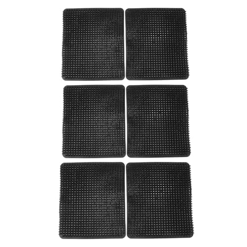 Aoveew 6 Stück Hühnernistkasten-Pads, PE-Hühnernistpads für den Hühnerstall, Hühnerstall-Zubehör zum Eierlegen, Hühnernistmatten (Black) von Aoveew