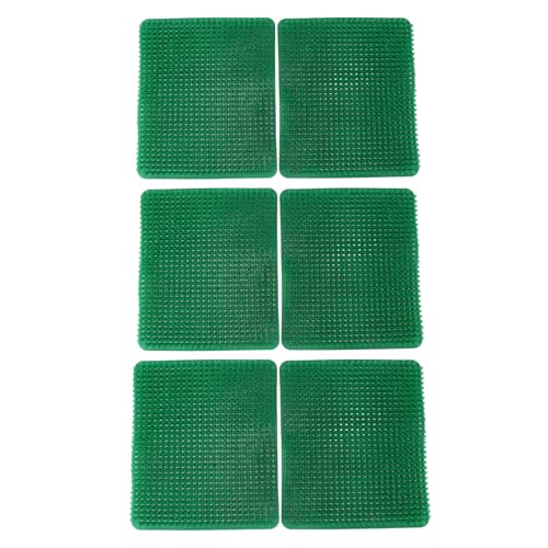 Aoveew 6 Stück Hühnernistkasten-Pads, PE-Hühnernistpads für den Hühnerstall, Hühnerstall-Zubehör zum Eierlegen, Hühnernistmatten (Green) von Aoveew