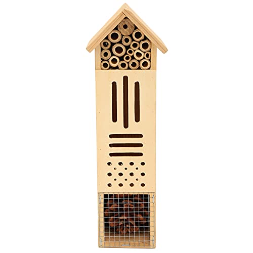 Aoveew Bee House Fliege Hotel Exquisite Gartendekor für Bienen, Schmetterlinge und Ladykäfer sicher und langlebig Insektenunterkunft von Aoveew