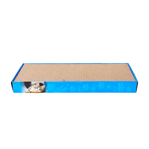 Aoveew Cat Scratch Pads mit Box doppelseitig Wellkatze Kratzplatte für alle Katzen von Aoveew