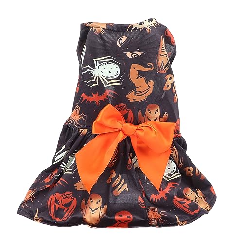 Aoveew Halloween Hundekleid, Halloween -Haustierkleid, Welpenpartykleid, süße Halloween -Hundekostüm, gruselige Haustierkleidung von Aoveew