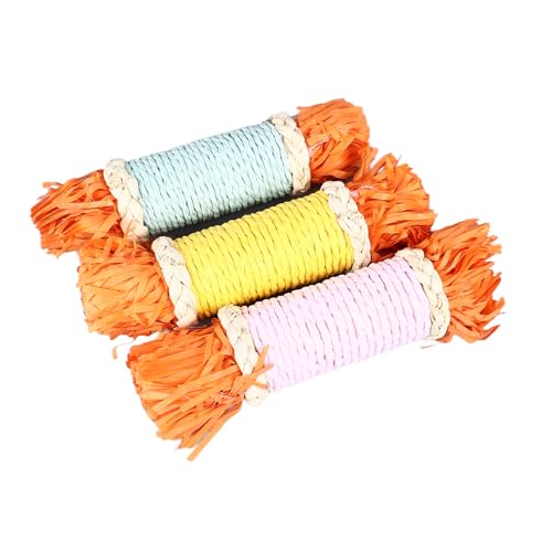 Aoveew Rabbit Hamster Chew Toys Unique Paper Tube Design for Small Animals Teeth Grinding and Chewing Toys von Aoveew